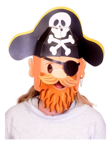 Fiesta Crafts Pirate 3D Mask Card Craft